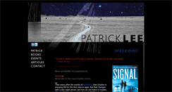 Desktop Screenshot of patrickleefiction.com